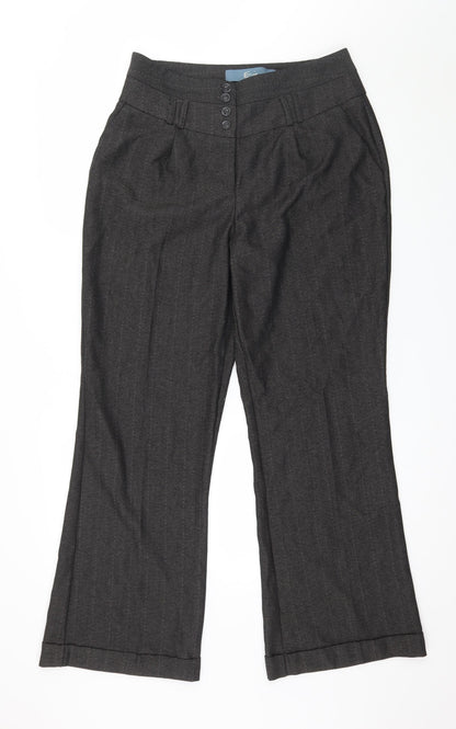 Womens UK Size 12 Evie Regular Fit  Brown Trousers