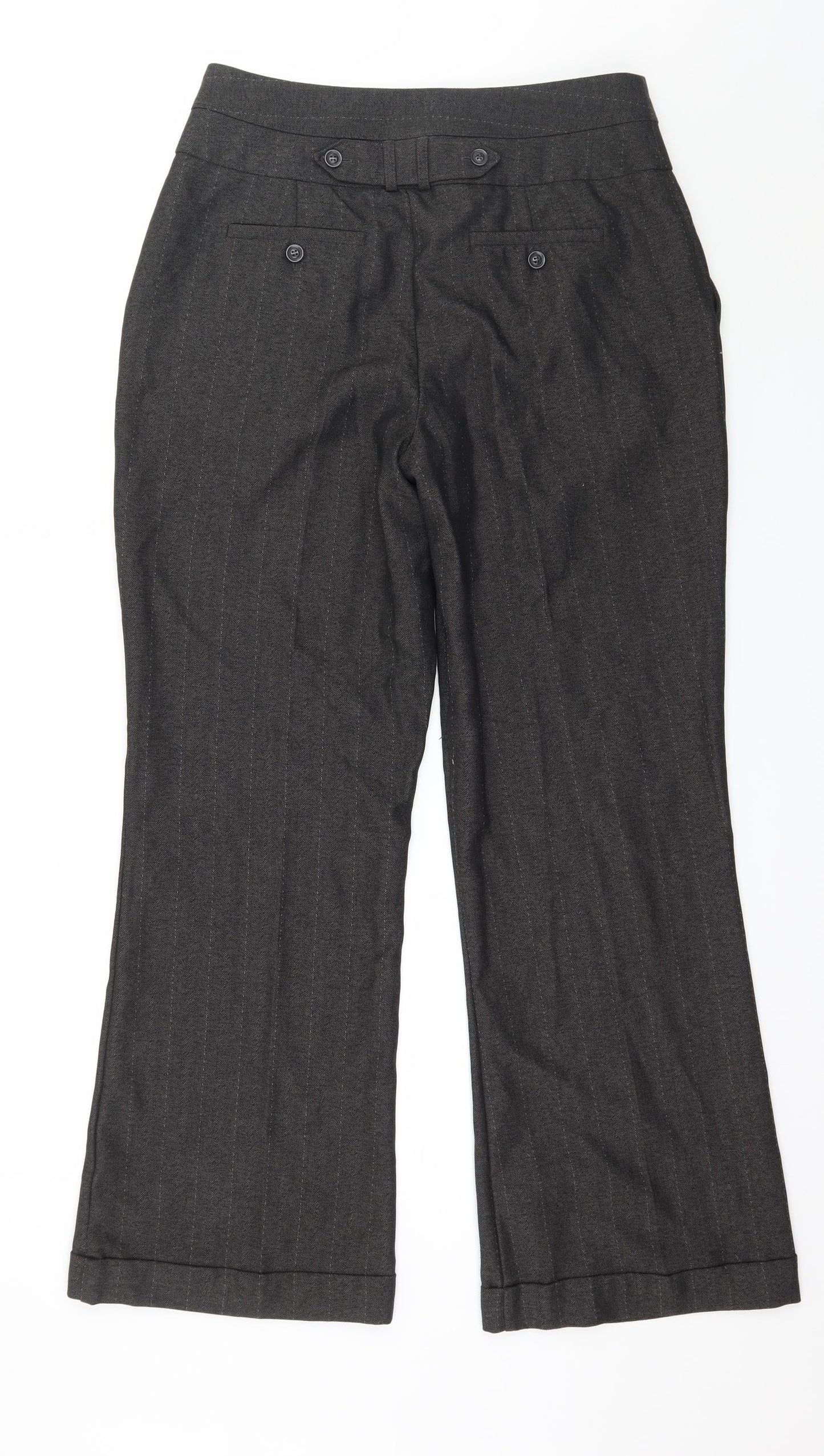 Womens UK Size 12 Evie Regular Fit  Brown Trousers