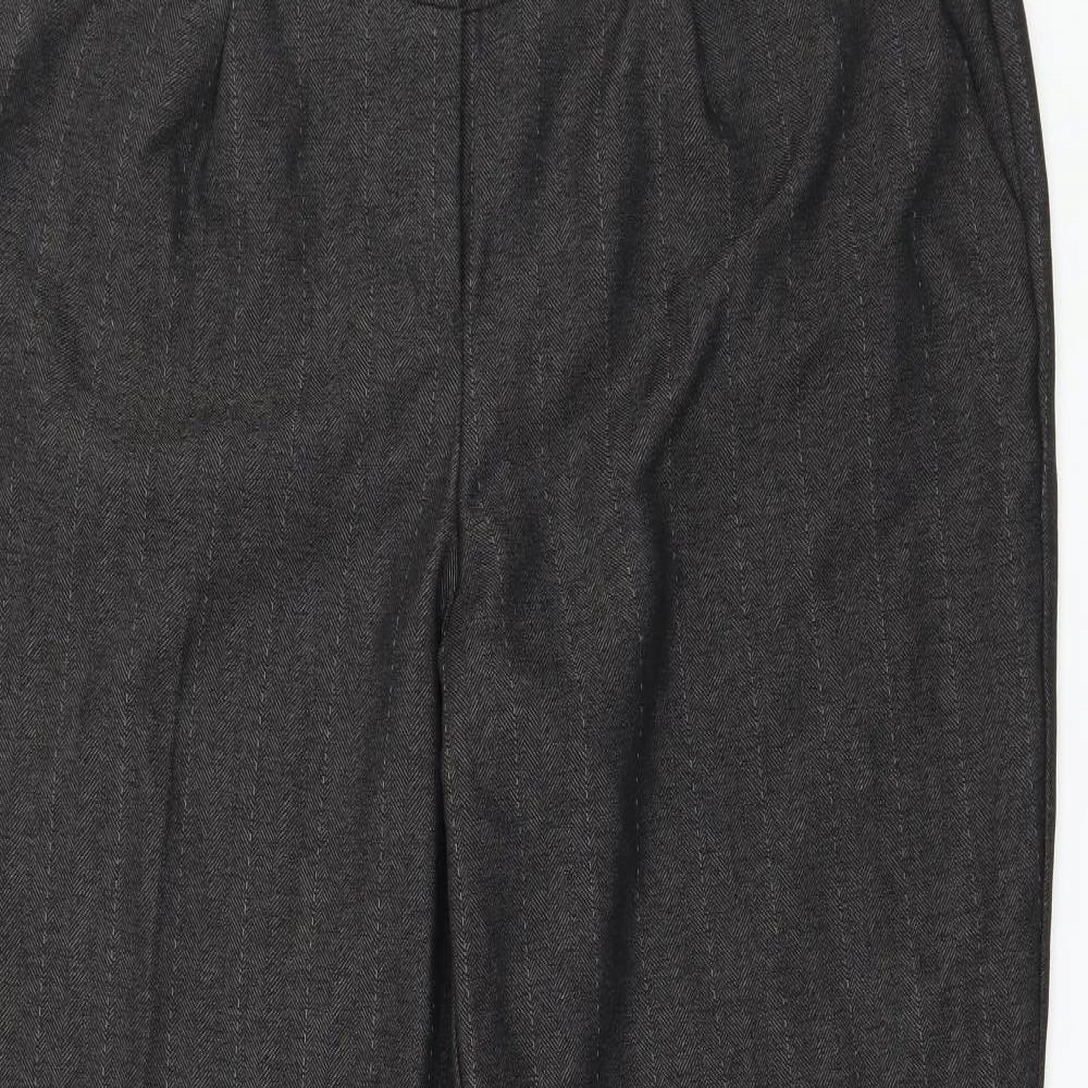 Womens UK Size 12 Evie Regular Fit  Brown Trousers