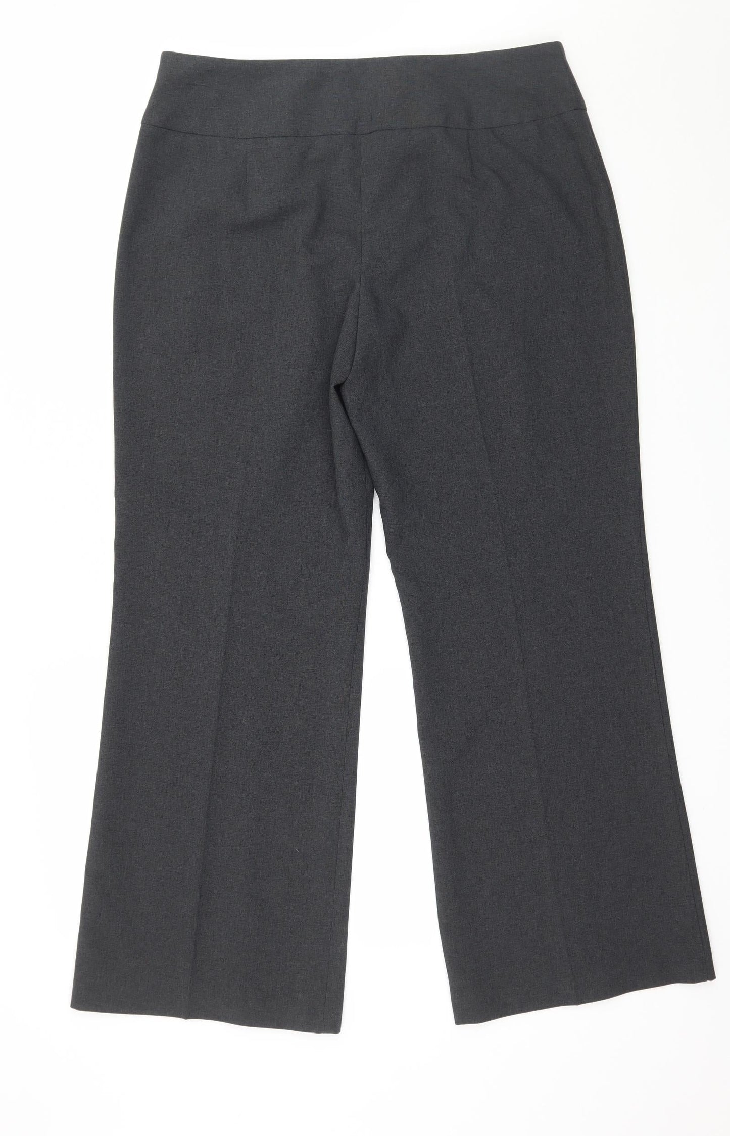 Womens UK Size 12 Marks and Spencer Regular Fit  Grey Trousers