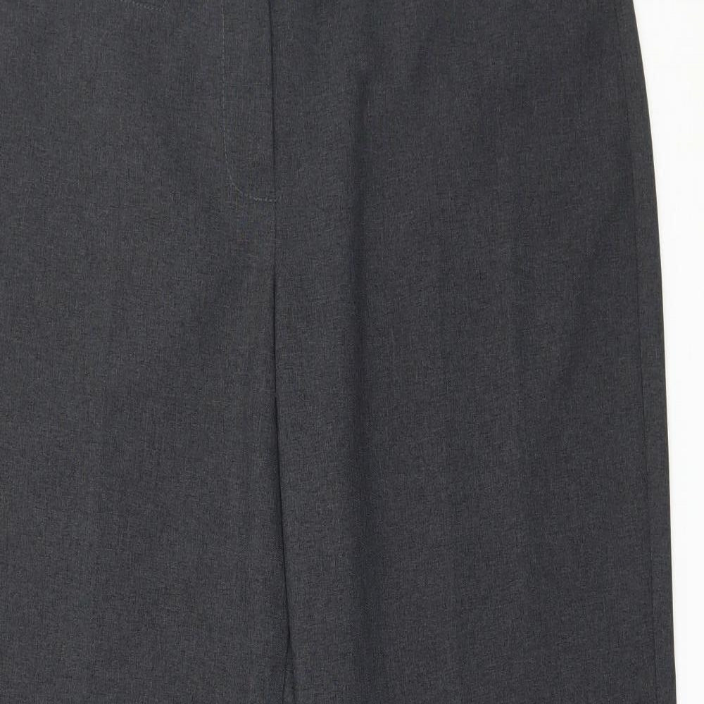 Womens UK Size 12 Marks and Spencer Regular Fit  Grey Trousers