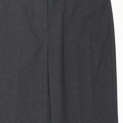 Womens UK Size 12 Marks and Spencer Regular Fit  Grey Trousers