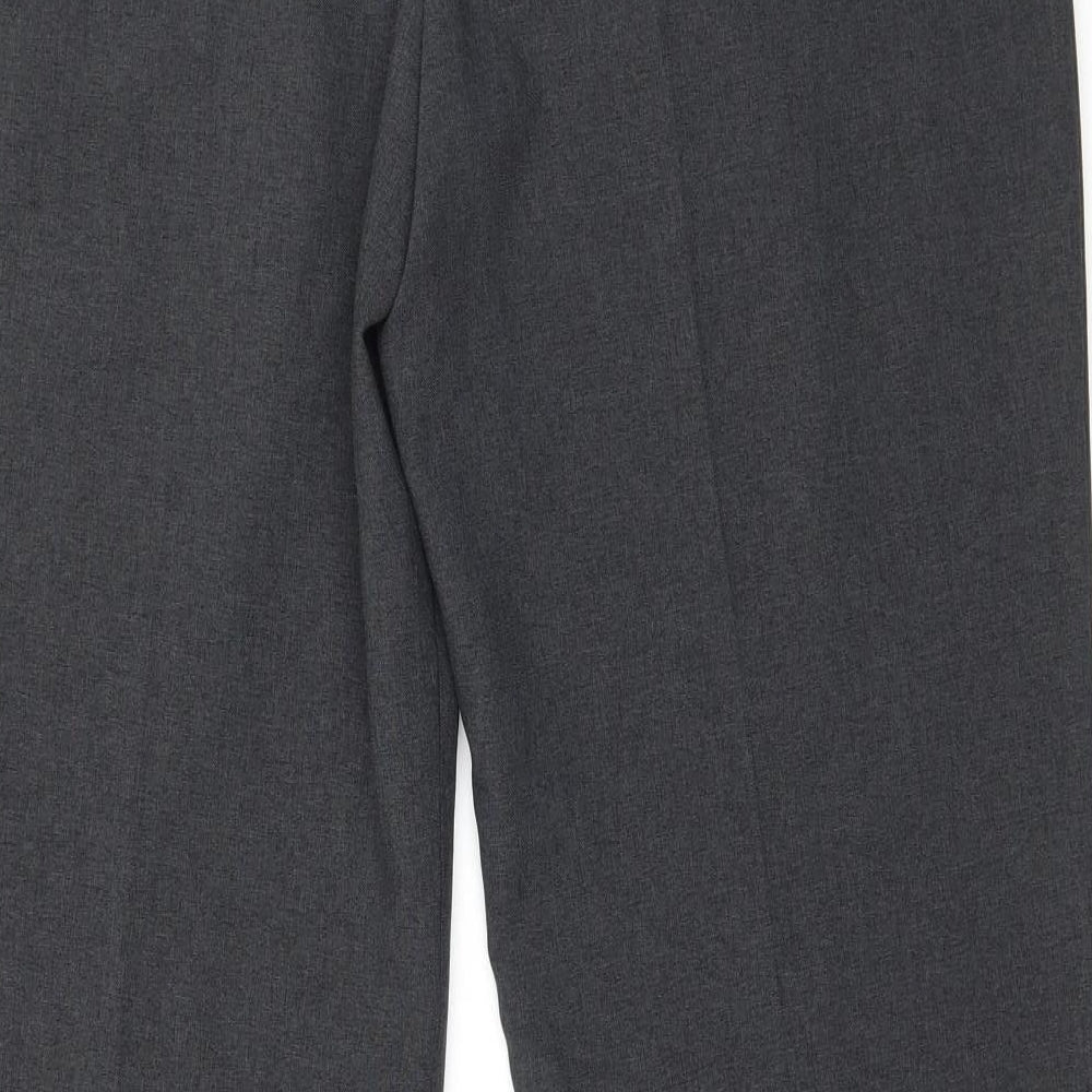 Womens UK Size 12 Marks and Spencer Regular Fit  Grey Trousers