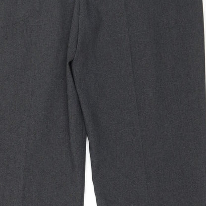 Womens UK Size 12 Marks and Spencer Regular Fit  Grey Trousers