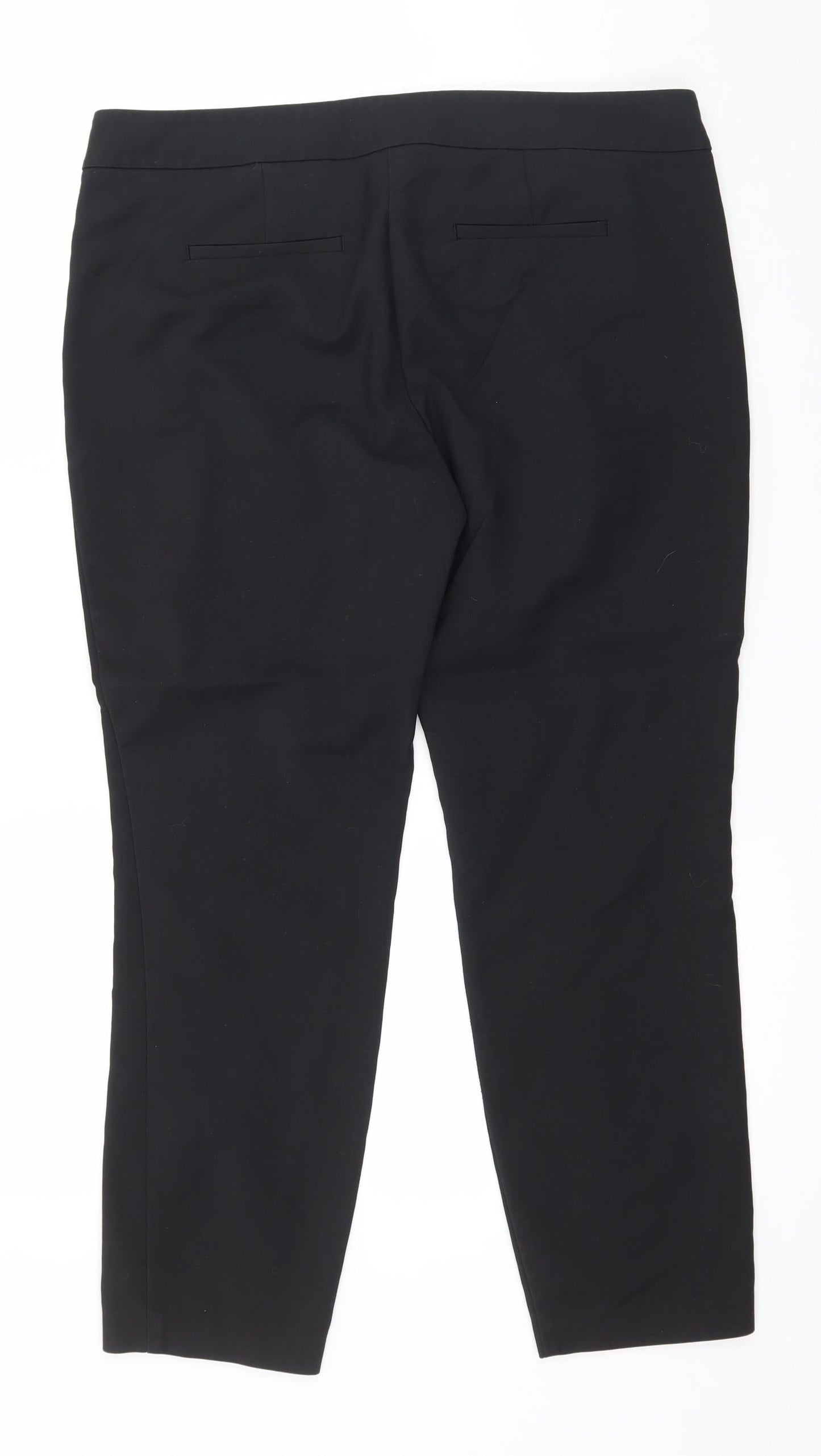 Womens UK Size 14 NEXT Regular Fit  Black Trousers