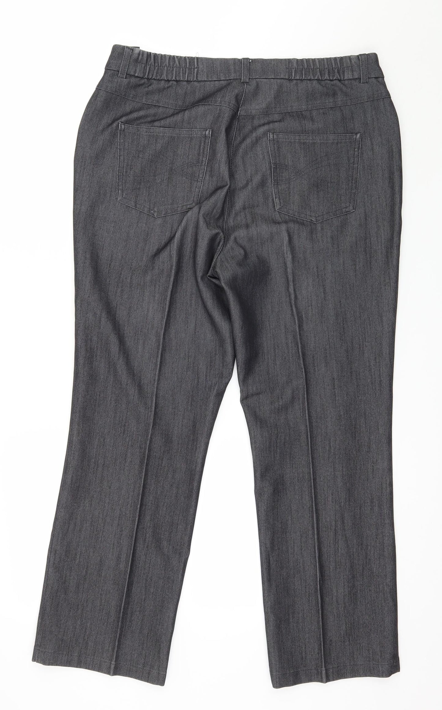 Womens UK Size 12 Marks and Spencer Regular Fit  Brown Trousers