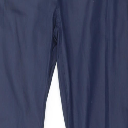 Womens UK Size 8 Preworn Regular Fit  Blue Trousers