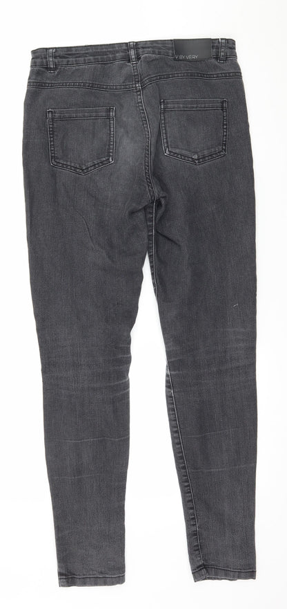 Very Girls Grey  Denim Skinny Jeans Size 14 Years