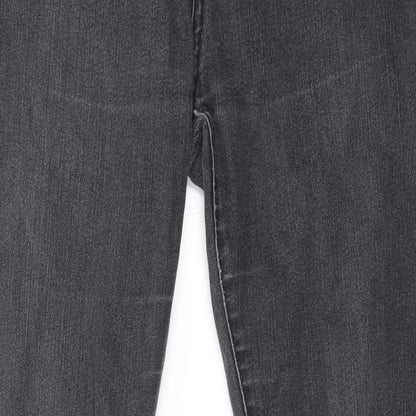 Very Girls Grey  Denim Skinny Jeans Size 14 Years