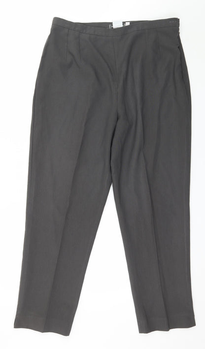 Womens UK Size 18 Seperates Regular Fit  Grey Trousers