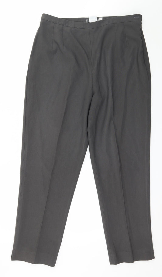 Womens UK Size 18 Seperates Regular Fit  Grey Trousers