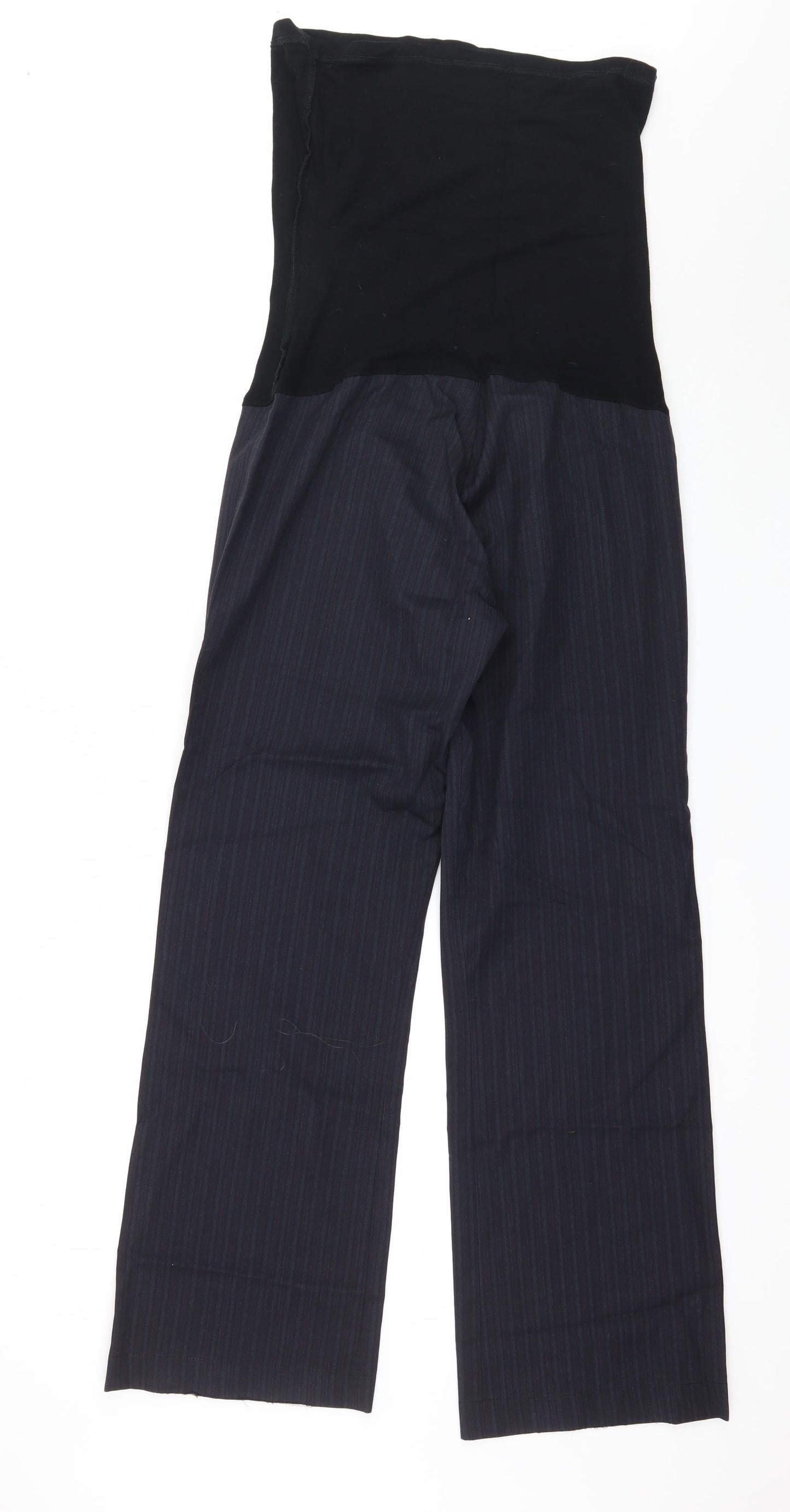 Formes Womens Blue Striped  Trousers  Size 10 L30 in