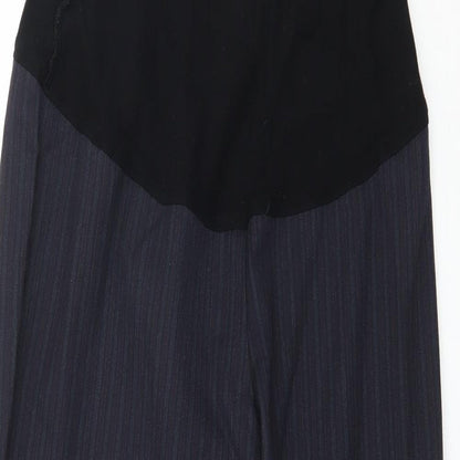 Formes Womens Blue Striped  Trousers  Size 10 L30 in