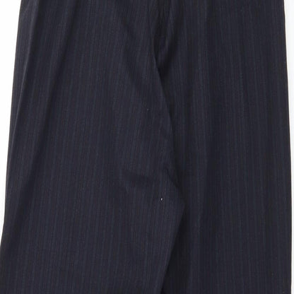 Formes Womens Blue Striped  Trousers  Size 10 L30 in