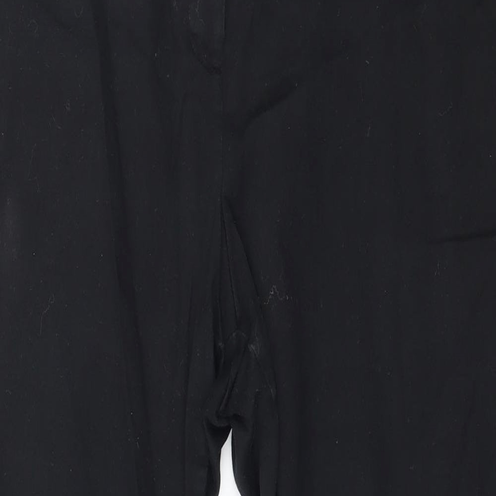 Womens UK Size 14 Dorothy Perkins Regular Fit  Black Trousers