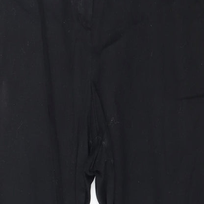 Womens UK Size 14 Dorothy Perkins Regular Fit  Black Trousers
