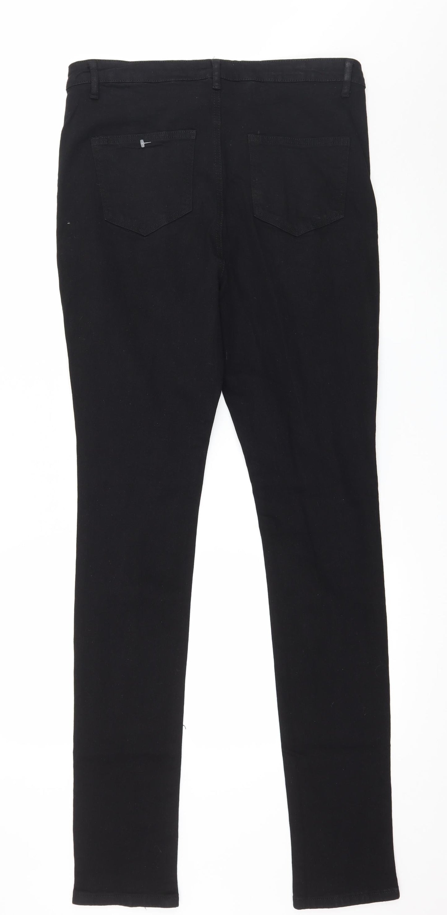 Womens UK Size 36 in Preworn Regular Fit Skinny Black Jeans