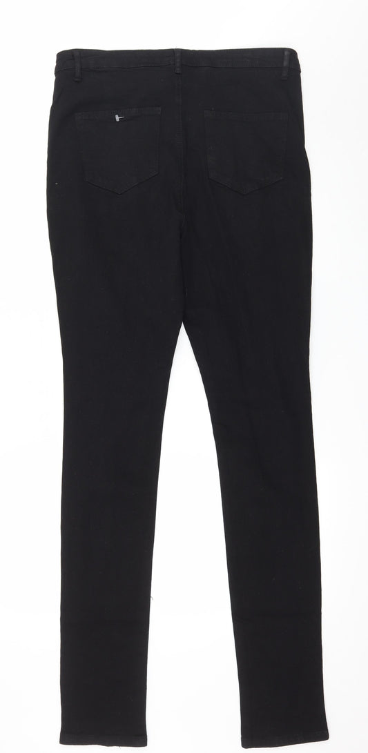 Womens UK Size 36 in Preworn Regular Fit Skinny Black Jeans