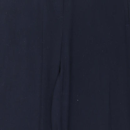 Womens UK Size 14 Marks and Spencer Regular Fit  Blue Trousers