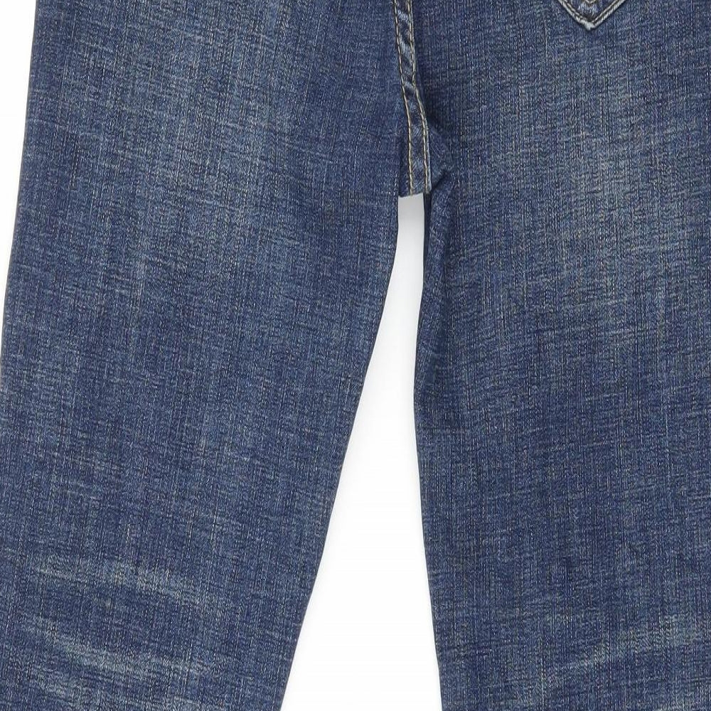 Womens UK Size 30 in Preworn Regular Fit Bootcut Blue Jeans