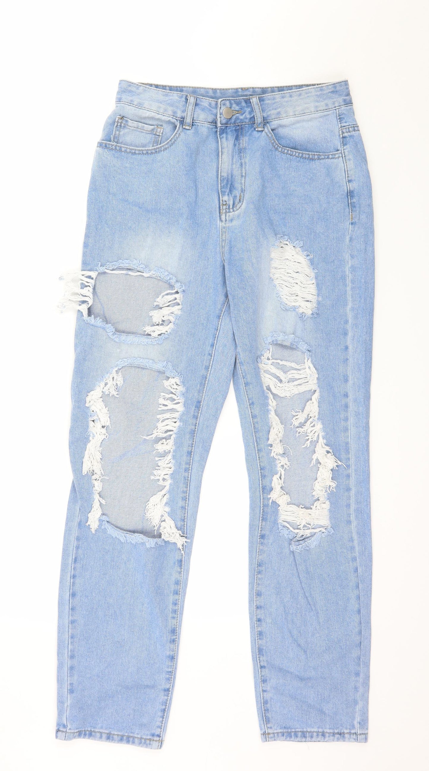 SheIn Womens Blue  Denim Mom Jeans Size S L29 in