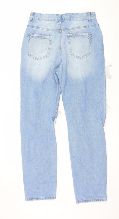 SheIn Womens Blue  Denim Mom Jeans Size S L29 in
