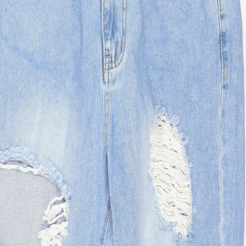 SheIn Womens Blue  Denim Mom Jeans Size S L29 in
