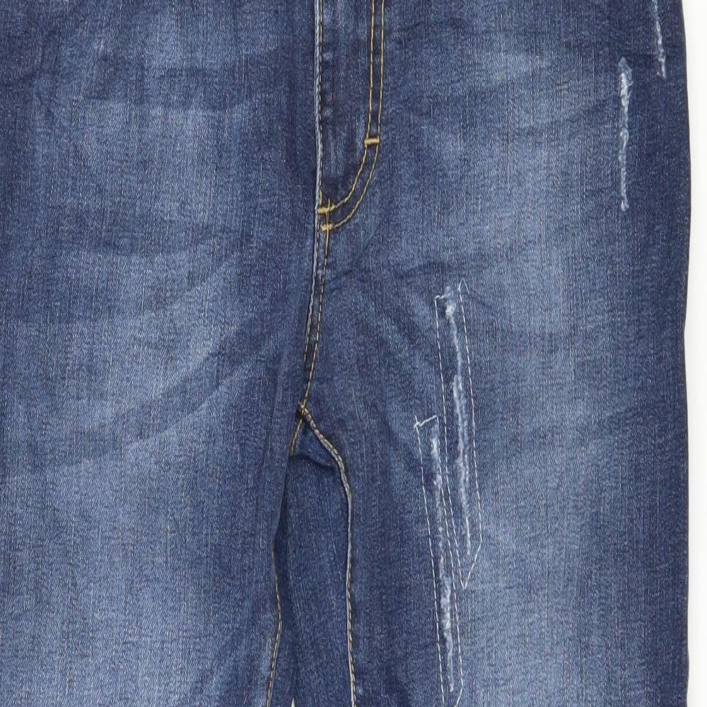 R Denim Womens Blue  Denim Cropped Jeans Size M L24 in