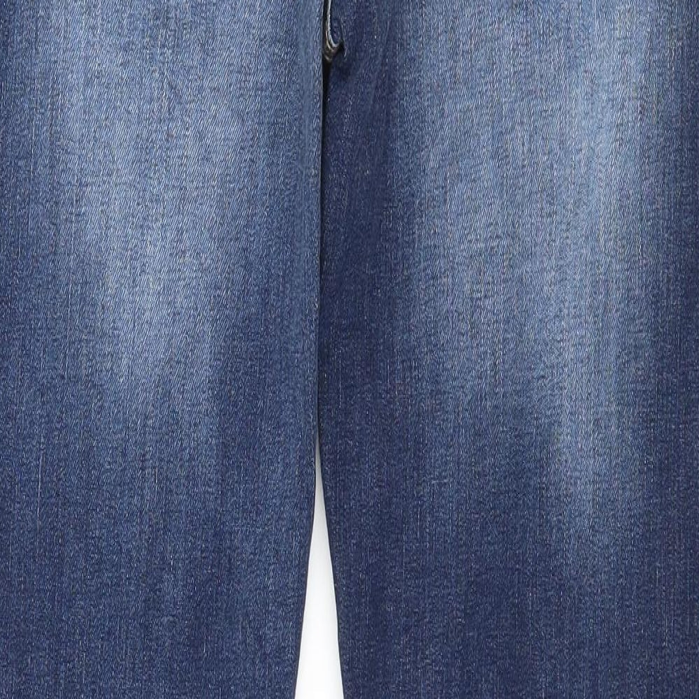R Denim Womens Blue  Denim Cropped Jeans Size M L24 in