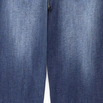 R Denim Womens Blue  Denim Cropped Jeans Size M L24 in