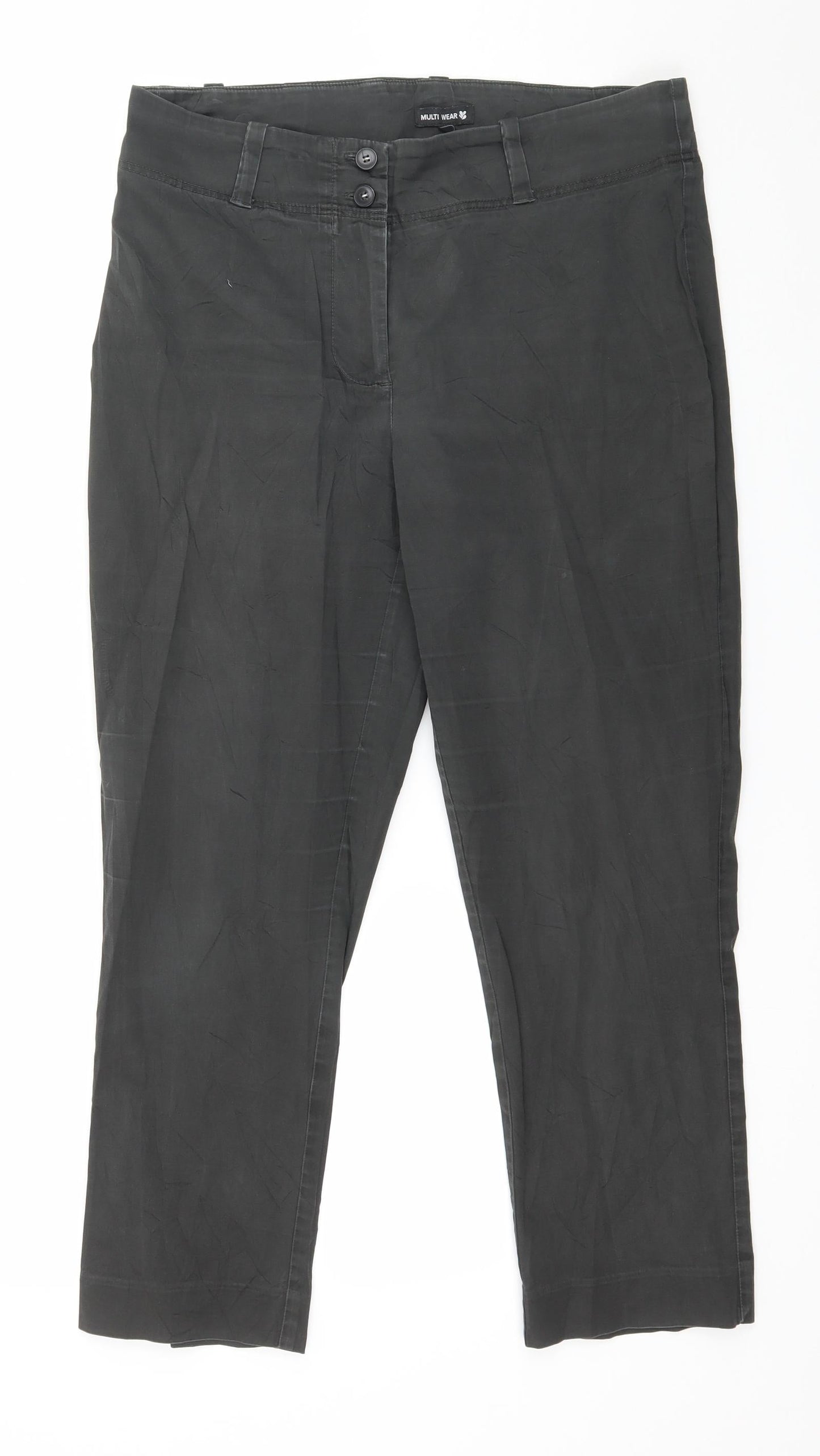 Multi Wear Womens Green   Trousers  Size L L24 in