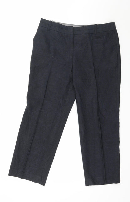 Womens UK Size 10 NEXT Regular Fit  Blue Trousers