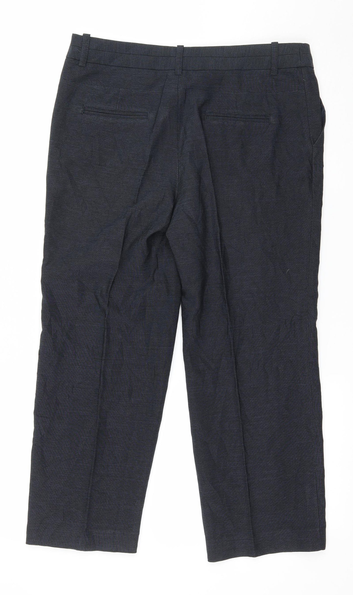 Womens UK Size 10 NEXT Regular Fit  Blue Trousers
