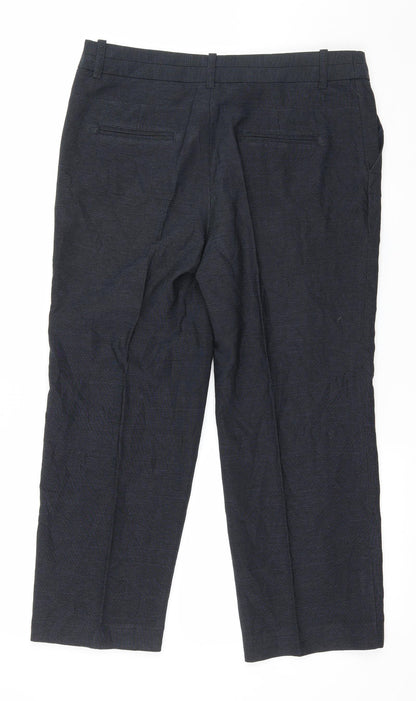 Womens UK Size 10 NEXT Regular Fit  Blue Trousers