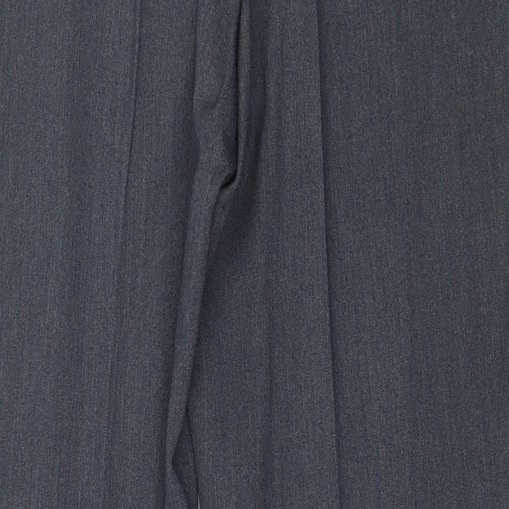 Womens UK Size 12 Marks and Spencer Regular Fit  Blue Trousers
