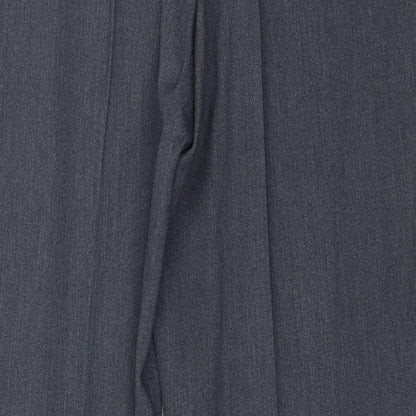Womens UK Size 12 Marks and Spencer Regular Fit  Blue Trousers