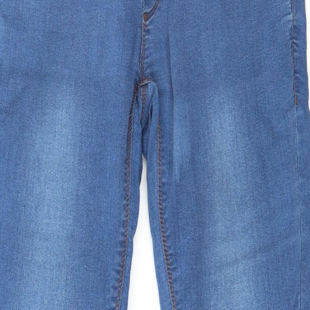 Evie Womens Blue  Denim Jegging Jeans Size 8 L28 in