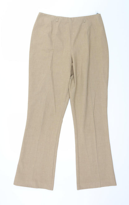 Womens UK Size 14 Klass Regular Fit  Brown Trousers
