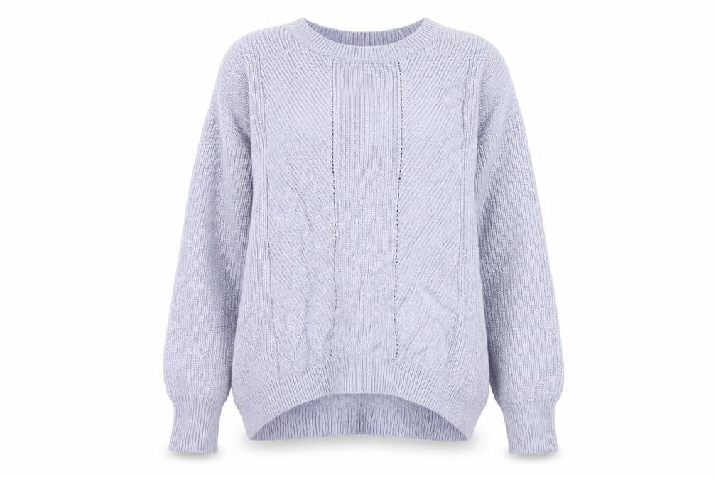 Womens UK Size M Marks and Spencer Blue Pullover Jumper