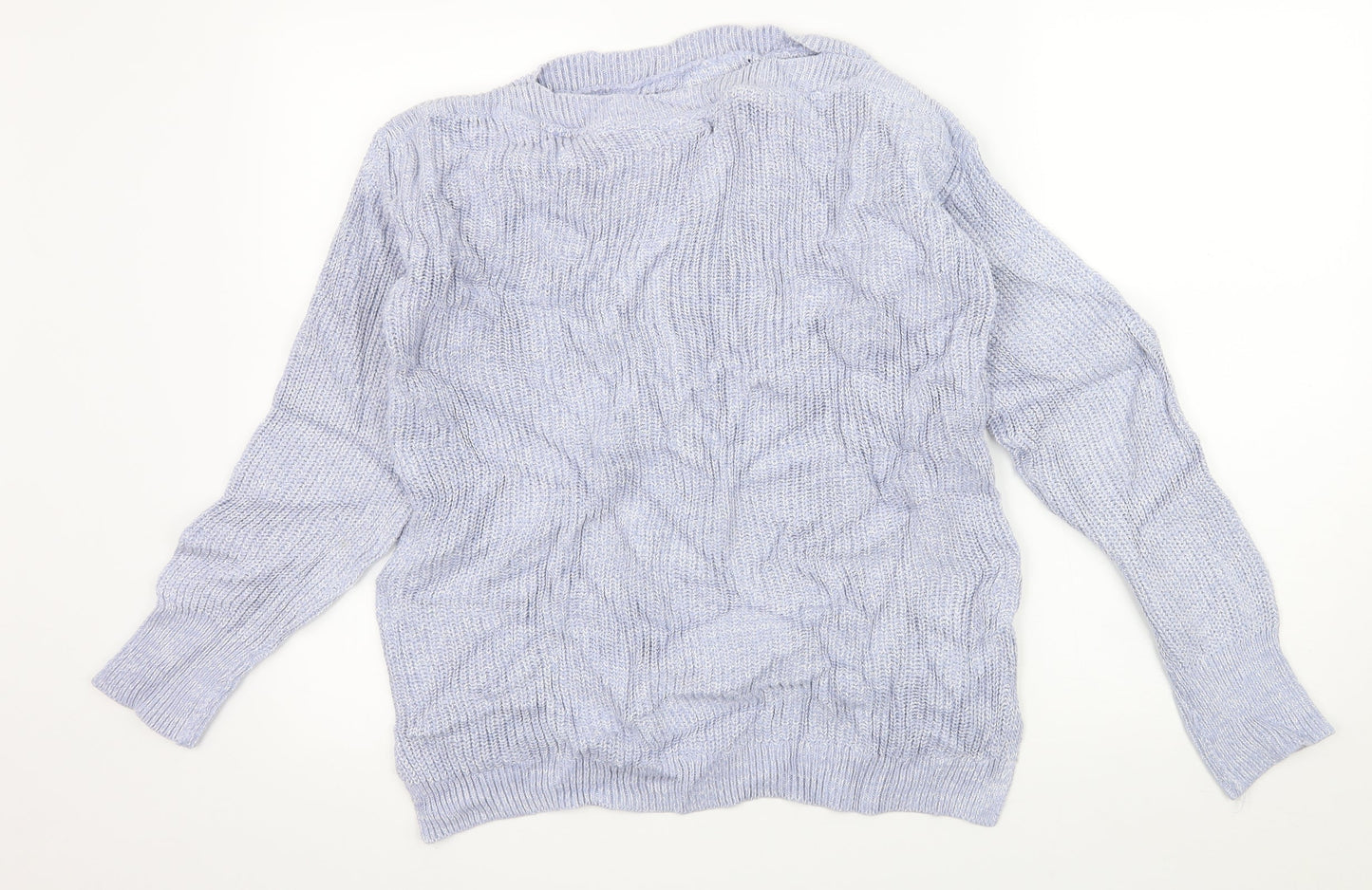 Womens UK Size M Marks and Spencer Blue Pullover Jumper