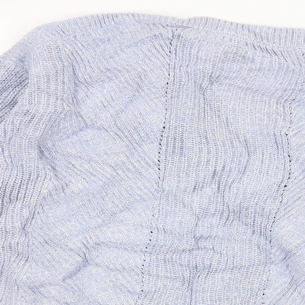 Womens UK Size M Marks and Spencer Blue Pullover Jumper