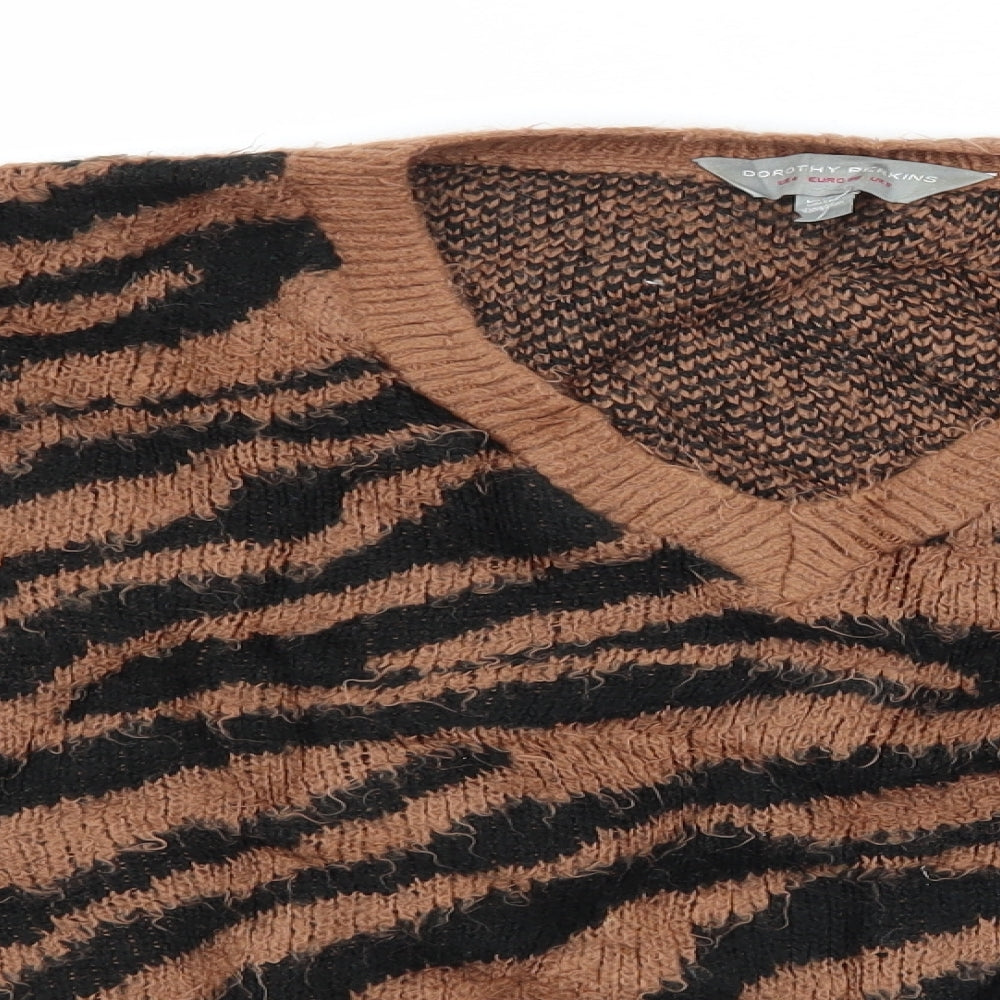 Womens UK Size 8 Dorothy Perkins Brown Pullover Jumper