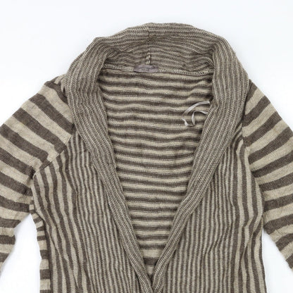 Womens UK Size M Cocogio Beige Cardigan Jumper