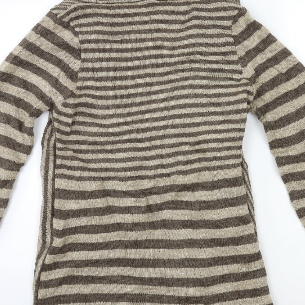 Womens UK Size M Cocogio Beige Cardigan Jumper