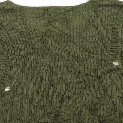 Womens UK Size 6 Atmosphere Green Pullover Jumper