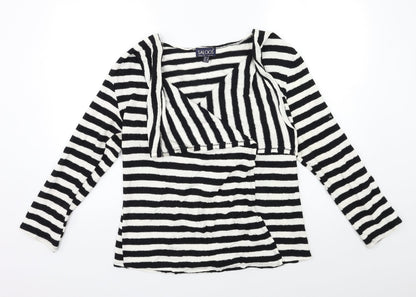 Womens UK Size 12 Saloos Black Cardigan Jumper