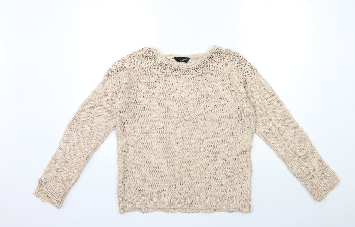Womens UK Size 10 Dorothy Perkins Pink Pullover Jumper