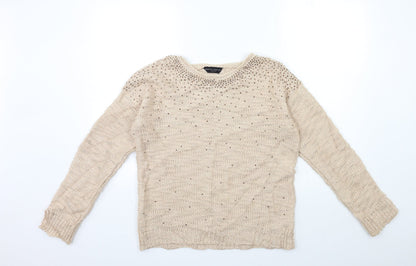 Womens UK Size 10 Dorothy Perkins Pink Pullover Jumper