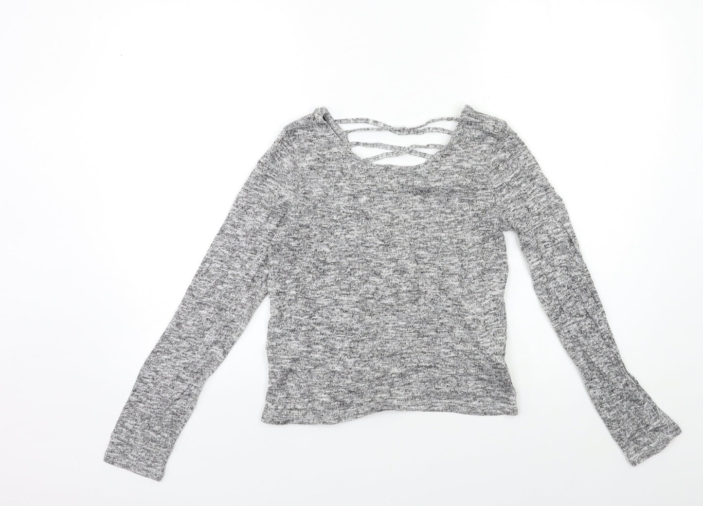 Womens UK Size M H&M Grey Pullover Jumper