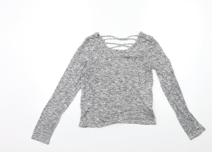 Womens UK Size M H&M Grey Pullover Jumper